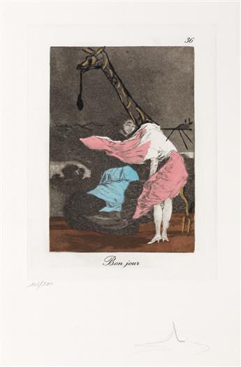 SALVADOR DALÍ Les Caprices de Goya.